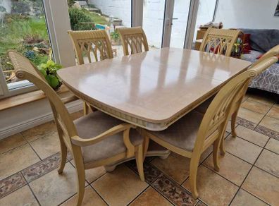 6 seater dining table
