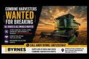 Combine Harvesters Wanted For Breaking