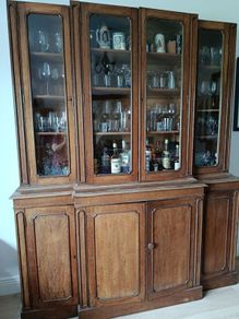 Antique Bar / Book Cabinet