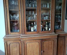 Antique Bar / Book Cabinet
