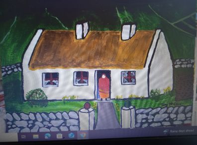 Painting  . "The Cottage"