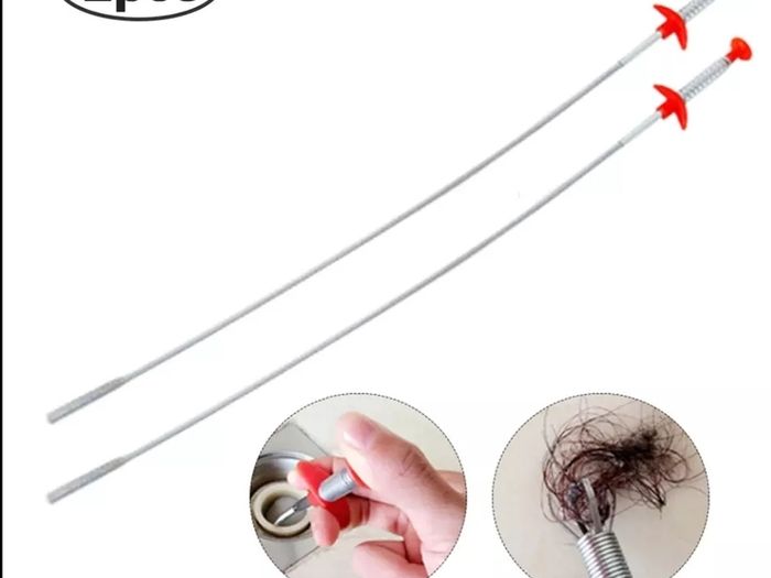 Bathroom Spring Pipe Dredging Tools Kitchen Sink Cleaning Hair Catcher Hair Clog Remover Grabber for Shower Drains Bath Basin