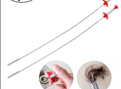 Bathroom Spring Pipe Dredging Tools Kitchen Sink Cleaning Hair Catcher Hair Clog Remover Grabber for Shower Drains Bath Basin