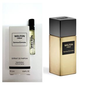 Saffron Euphoria Extrait de parfum by Welton London