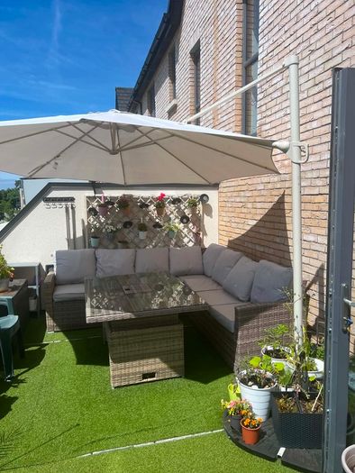 Rattan garden furniture