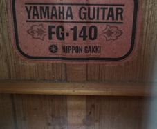 Yamaha Fg140 Red Label Nippon Gakki
