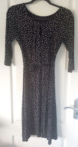 black and white dress, UK10
