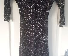 black and white dress, UK10