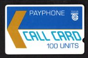 1988 Ireland 100 unit Dublin Trial (deep notch) Call card