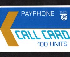 1988 Ireland 100 unit Dublin Trial (deep notch) Call card