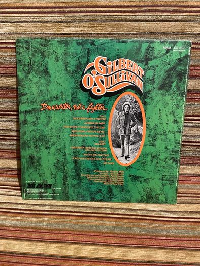 Glbert O'Sullivan - I'm A Writer, Not A Fighter LP