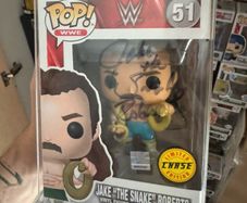 WWE WWF Legend Jake The Snake Roberts Chase Signed Funko Pop #51 AEW Autographed