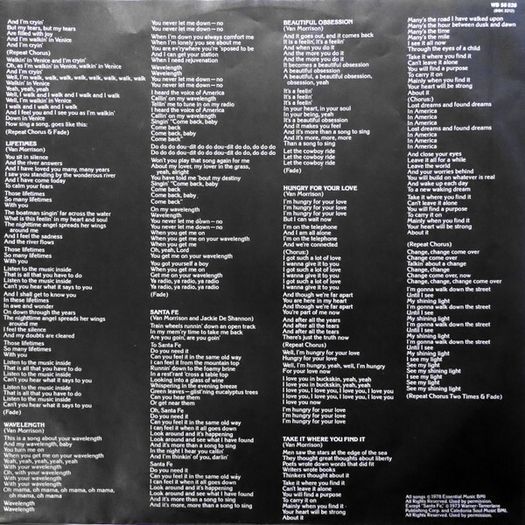Van Morrison Wavelength LP