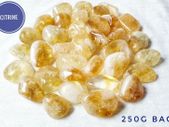 CLEARANCE Citrine tumbled stone natural gemstone for optimism and light 250g