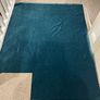 Upholstery fabric - thick velvet - teal Image 3