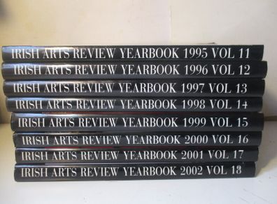 8 X Irish Arts Review Yearbooks, 1995 - 2002