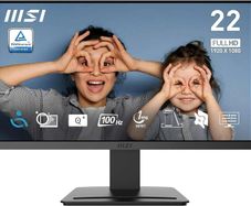MSI PRO MP223 E2 21 45 Inch Full HD Office Monitor  1920  1080 Resolution, 100Hz, Eye-Friendly Screen, Tilt Adjustable HDMI 1.4b, DisplayPort 1.2a