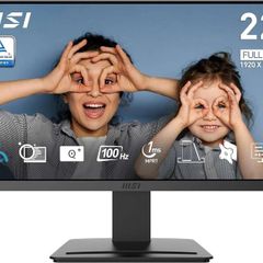 MSI PRO MP223 E2 21 45 Inch Full HD Office Monitor  1920  1080 Resolution, 100Hz, Eye-Friendly Screen, Tilt Adjustable HDMI 1.4b, DisplayPort 1.2a