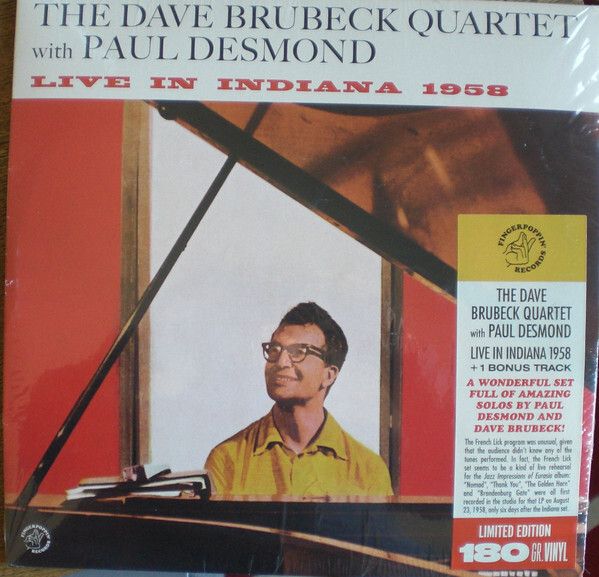 Dave Brubeck Quartet with Paul Desmond "Live In Indiana 1958"