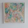 Large Original Abstract Painting Contemporary Art Modern Irish abstract art Framed Warm Botanical Art Image 7