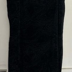 BNWT Liz Claiborne Collection Black Velvet Burnout Cami Dress UK 14