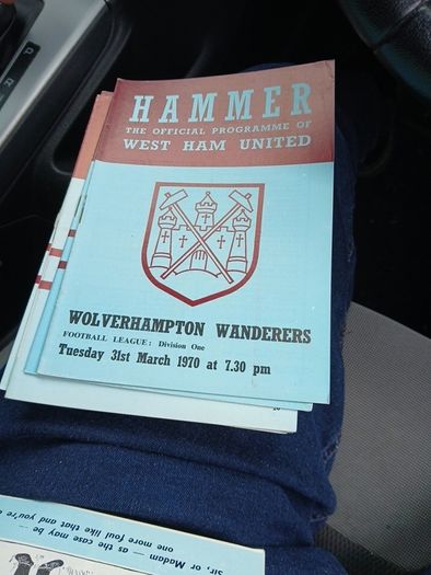 football programmes WEST HAM UTD Home 1969 to '72 25 in total