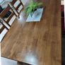 Solid wood table and 8 matching chairs Image 4