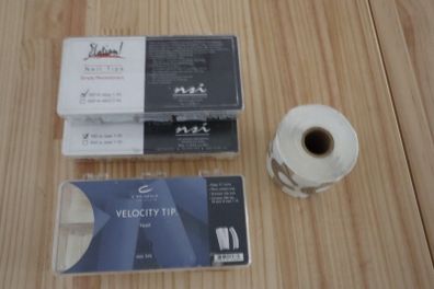 nail tips and stickers