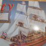 H.M.S. Bounty, Mint Condition Constructo Modelismo Brand Wooden Model Kit in a scale of 1:50, BNIB, Still Cellophane Sealed, 100s of Sealed Wooden Pieces, Metal Hardware and Finished Sails Image 4