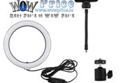 29412 10" LED Selfie Ring Light Dimmable Lighting Kit Phone Stand