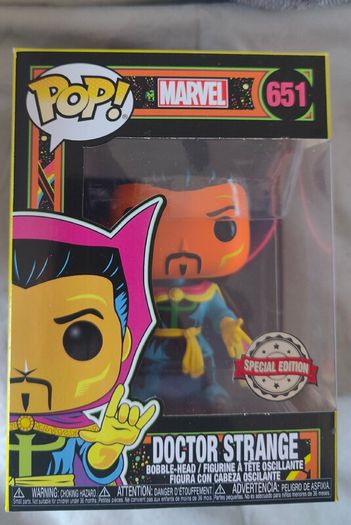 Funko Pop Doctor Strange Blacklight Exclusive