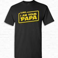 Personalized Name, I Am Your Grandfather T-shirt Tshirt Tee Shirt Fathers day gift Dad Grandpa Star Wars Parody present Papa Movie Custom