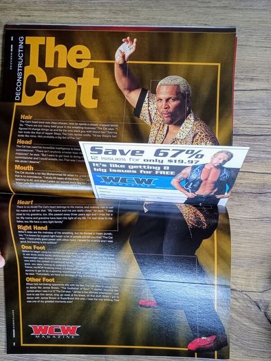 World Championship Wrestling Magazine WCW . July and September 2000.