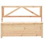 Storage Bench 120 cm Solid Pine Wood Image 3