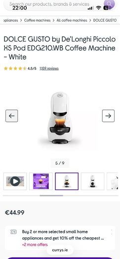 Coffee machine- black