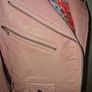 Bershka pink leather jacket Image 3