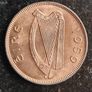 Ireland 1959 Farthing Excellent coin with Lustre Image 2