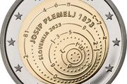 Slovenia 2 Euro Commemorative Coin 2023- Josip Plemelj. Uncirculated.
