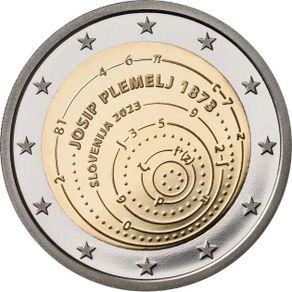 Slovenia 2 Euro Commemorative Coin 2023- Josip Plemelj. Uncirculated.