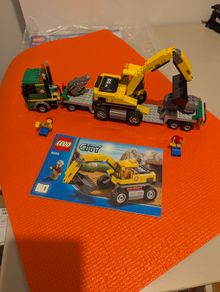 Lego City 4204 Excavator and Transport