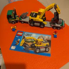 Lego City 4204 Excavator and Transport