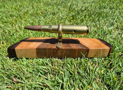 .50 Caliber Inert Military Brass Desk Paperweight