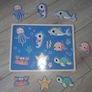 Under The Sea Wooden Insert Creature Puzzle - 7 Creatures - Age - 12 Months + Image 3