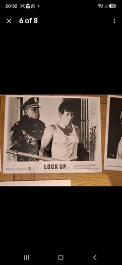 1989 Lock Up Press Kit Stallone