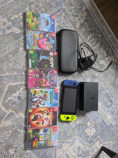 Nintendo Switch with Games and Accessories