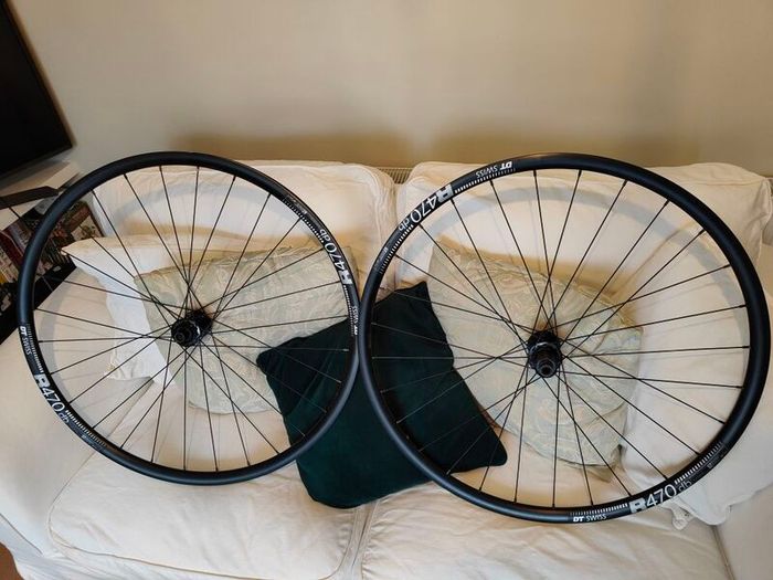 Bike wheels, Gravel/CX Tubeless Wheels, DT Swiss R470DB, Wheelset, Used