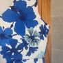 white & blue dress Image 6