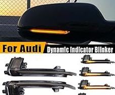 For Audi A3 S3 8P 10- 2012 A4 S4 RS4 B8 8K ( B8.5 ) A5 S5 RS5 2011-2015 Side Wing Mirror Indicator Dynamic Turn Signal LED Light