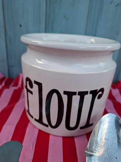 Vintage T.G. Green Flour Jar