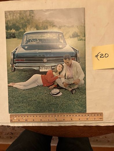 American car brochures. 1950s, 1960s and 1980s